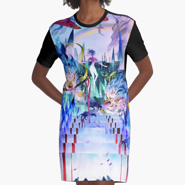 The Lords of Shambhala by Sija Hong Graphic T-Shirt Dress