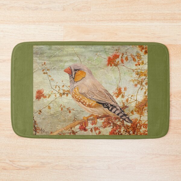 Item preview, Zebra Finch Among Almond Trees designed and sold by Angeles M. Pomata.