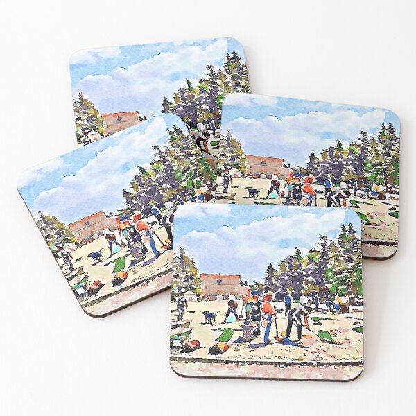Item preview, L'Aquila: people at work designed and sold by Giuseppe Cocco.