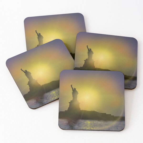Item preview, Lady Liberty in Sunrise Sunset designed and sold by RhinoCherrySal.
