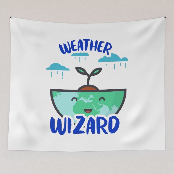 Item preview, "Weather Wizard" funny, simple design. designed and sold by MihaiER.