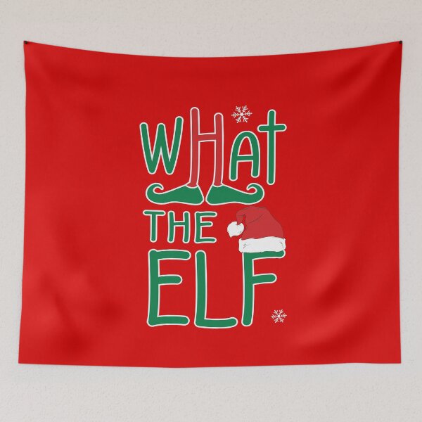Item preview, What the Elf Funny Ugly Christmas Sweater Style designed and sold by JustLivinLife.