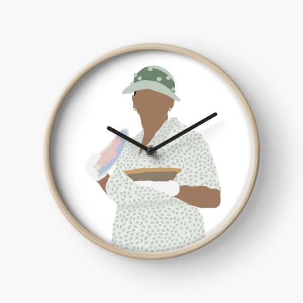 The Help illustration - Maids and ladies illustration Clock