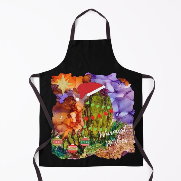 Item preview, Warmest Wishes, desert cactus decked out for the holiday designed and sold by Artfully Abstracted.