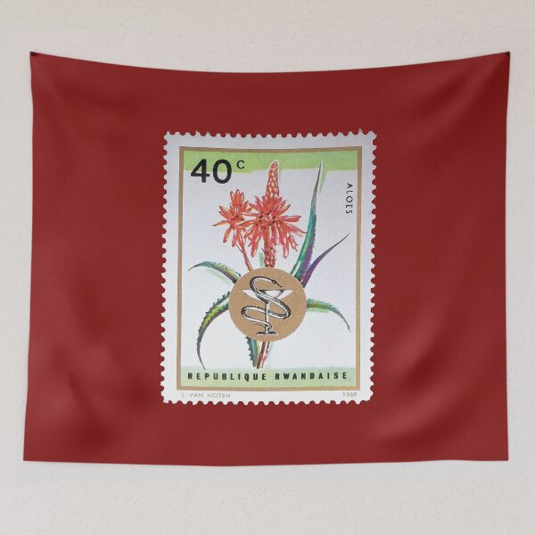 Item preview, Bitter Aloe Flower 1969 Vintage Stamp designed and sold by StampCollection.
