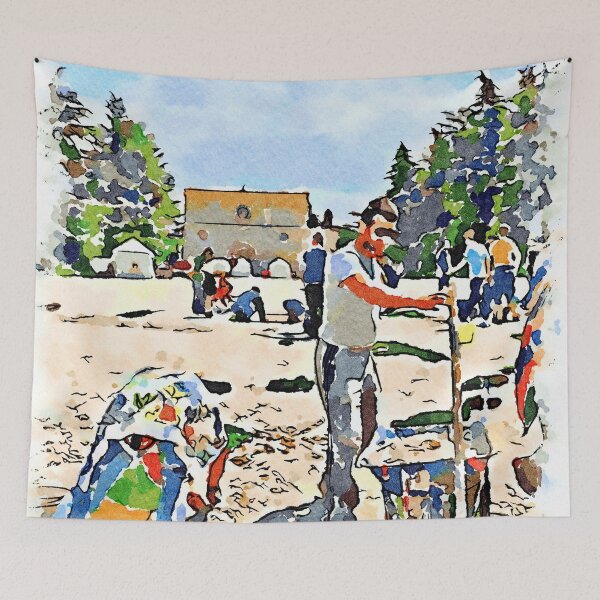 Item preview, L'Aquila: man at work designed and sold by Giuseppe Cocco.