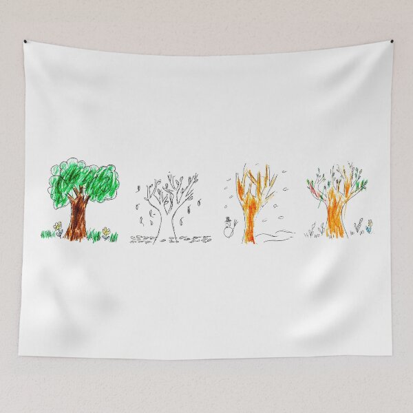 Item preview, Four seasons seen by child horizontal designed and sold by Grégory DUBUS.