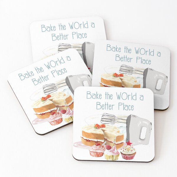 Item preview, Bake the World a Better Place designed and sold by Leatextileart.
