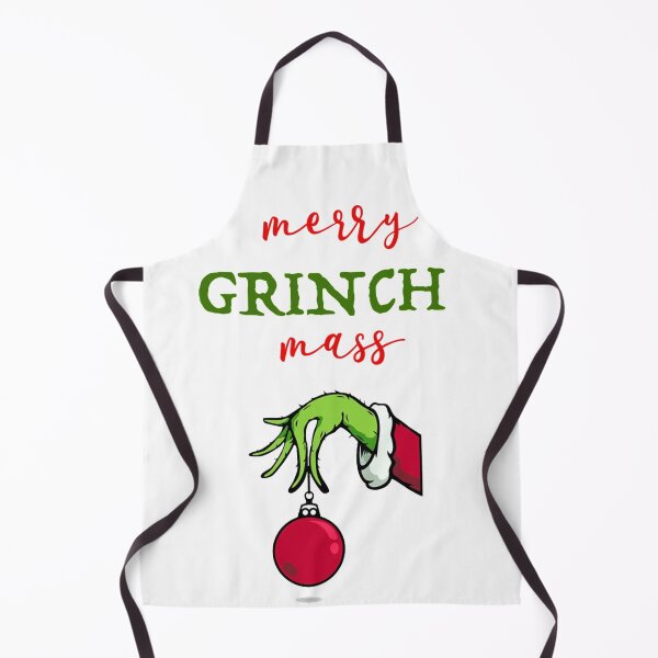 Merry grinch mass Apron