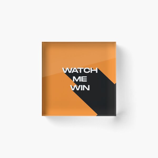 Item preview, WATCH ME WIN motivational design designed and sold by ZedTshirts.