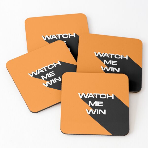 Item preview, WATCH ME WIN motivational design designed and sold by ZedTshirts.
