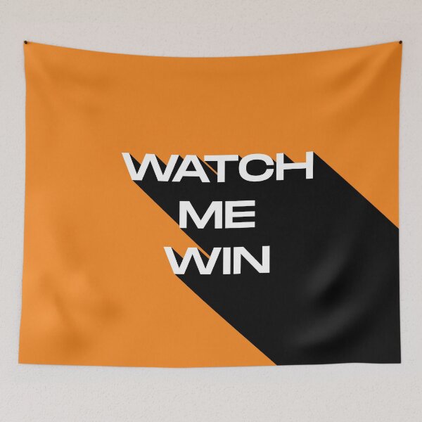 Item preview, WATCH ME WIN motivational design designed and sold by ZedTshirts.