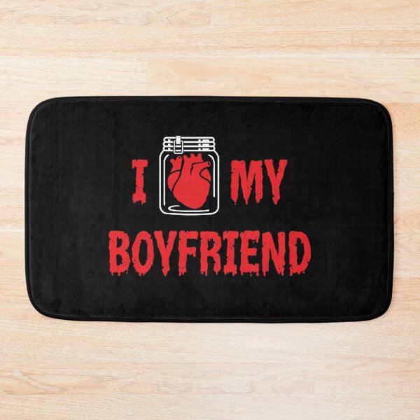 Item preview, I heart my boyfriend heart in a jar crazy girlfriend, boyfriend designed and sold by SpreadForSatan.