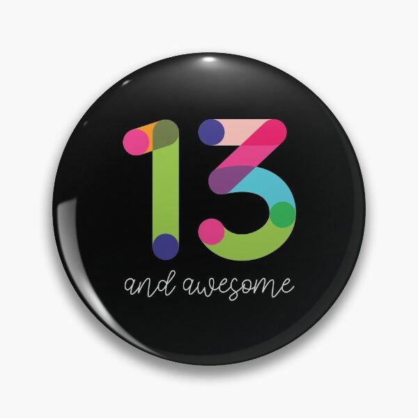 Item preview, 13 and Awesome designed and sold by VicEllisArt.