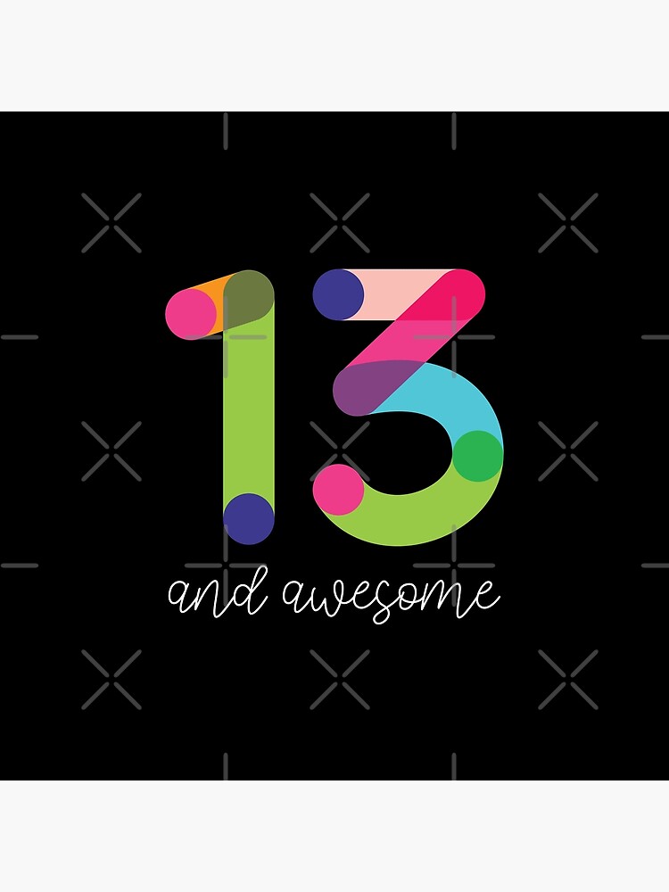 13 and Awesome by VicEllisArt