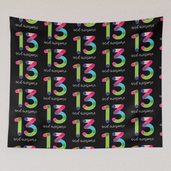 Item preview, 13 and Awesome designed and sold by VicEllisArt.