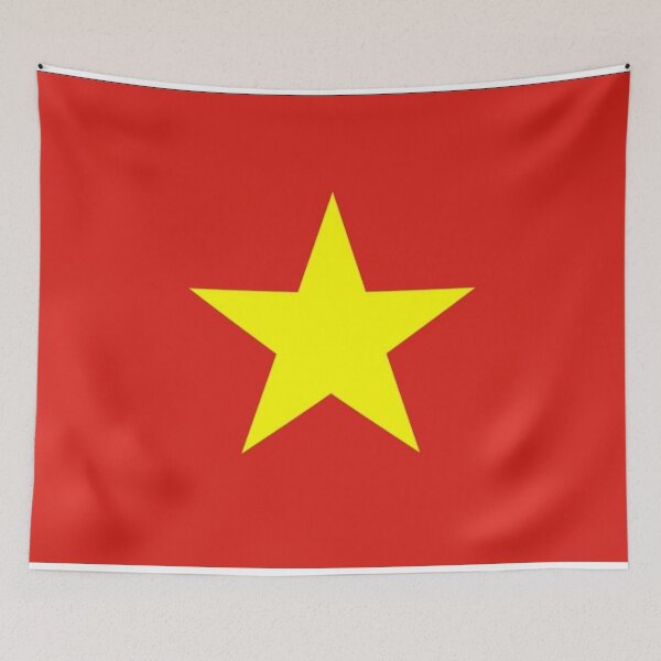 Aperçu de l'œuvre Drapeau du Vietnam. Drapeau vietnamien. Noël. Cadeaux du Vietnam. cờ đỏ sao vàng créée et vendue par GraceTee.
