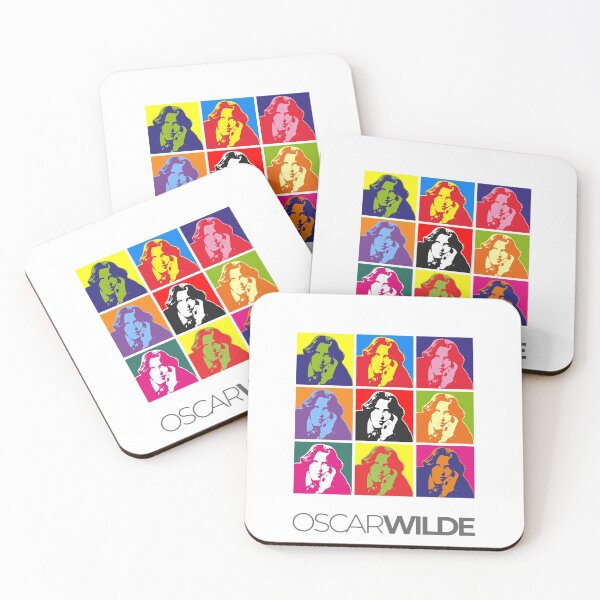 Item preview, Oscar Wilde pop-art portrait poster designed and sold by CMYKStudio.