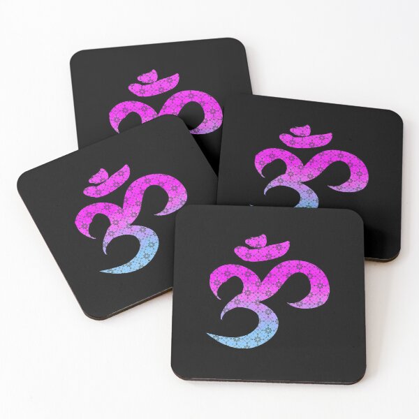 Item preview, Hot pink gradient Aum sign designed and sold by orangerinka.