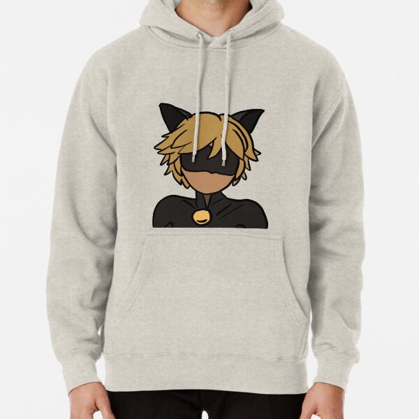 Chat Noir (colour) Pullover Hoodie