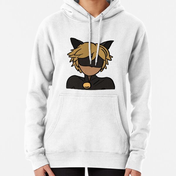 Chat Noir (colour) Pullover Hoodie