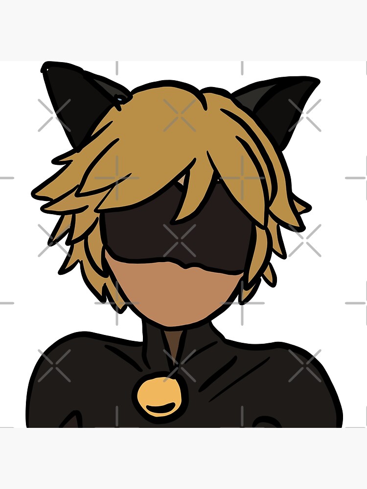 Chat Noir Colour Postcard By Josefinaga Redbubble