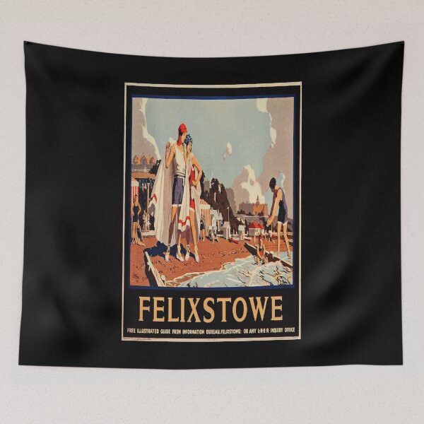 Item preview, retro Felixstowevintage voyage designed and sold by CorasPosters.