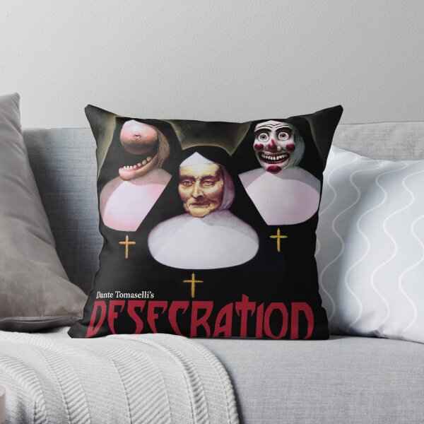 Dante Tomaselli's Desecration Throw Pillow