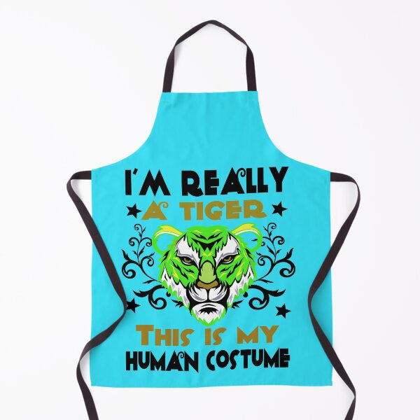 Item preview, i'M really a tiger this is my human costume,funny,cute tiger designed and sold by buzz1days.