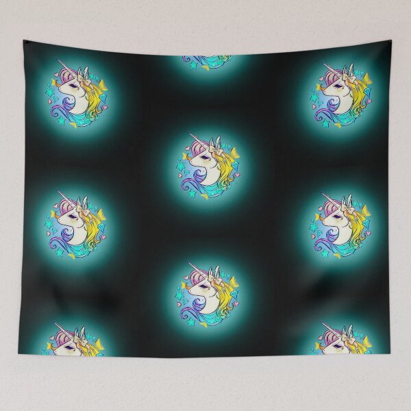 Item preview, Unicorn with blue glow designed and sold by Aakriti _0.0_.