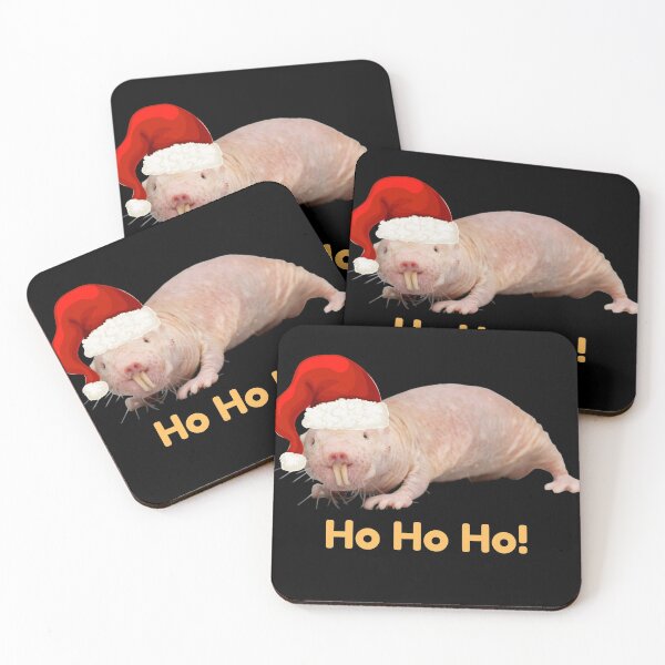 Item preview, Ho Ho Ho! - Christmas naked mole rat designed and sold by Redga.