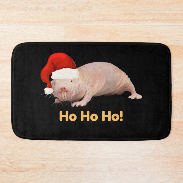 Item preview, Ho Ho Ho! - Christmas naked mole rat designed and sold by Redga.