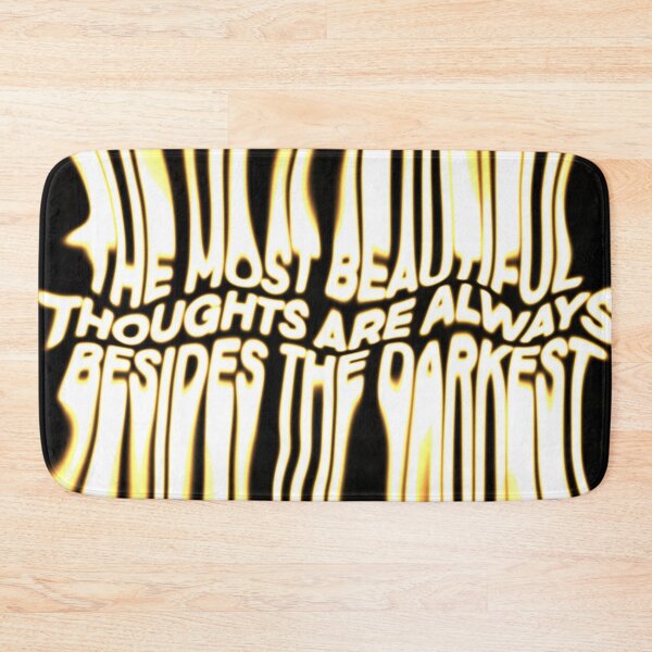 Item preview, The most beautiful thoughts are always besides the darkest  designed and sold by Salman  Khattak.