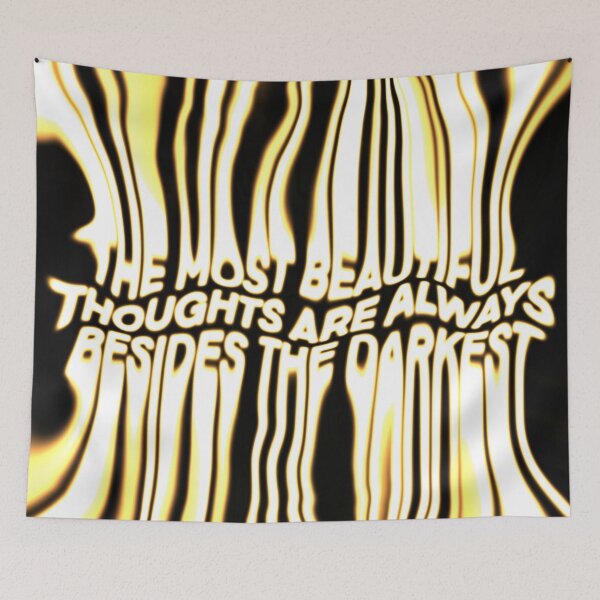 Item preview, The most beautiful thoughts are always besides the darkest  designed and sold by Salman  Khattak.