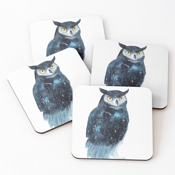 Item preview, Galaxy Owl designed and sold by Threeleaves.