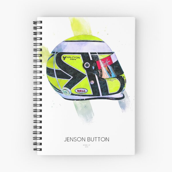 Item preview, Jenson Button 2009 F1 Art Print designed and sold by d25bev.