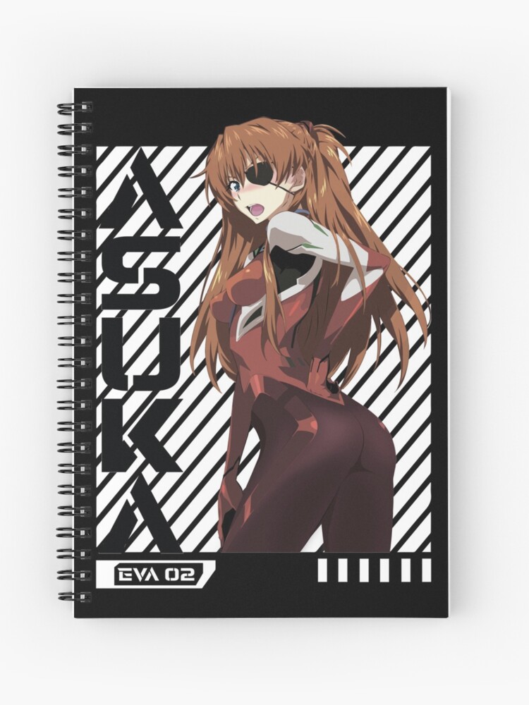 Anime. Evangelion. Asuka. Spiral Notebook for Sale by Sightenly