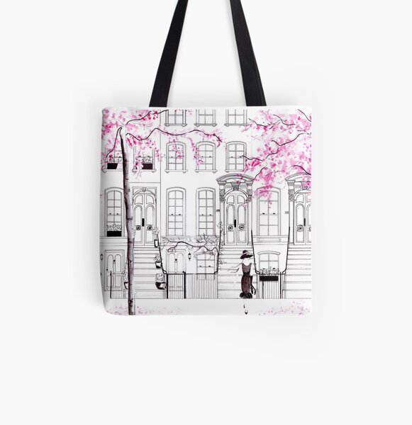 Holly Hailing a Cab All Over Print Tote Bag