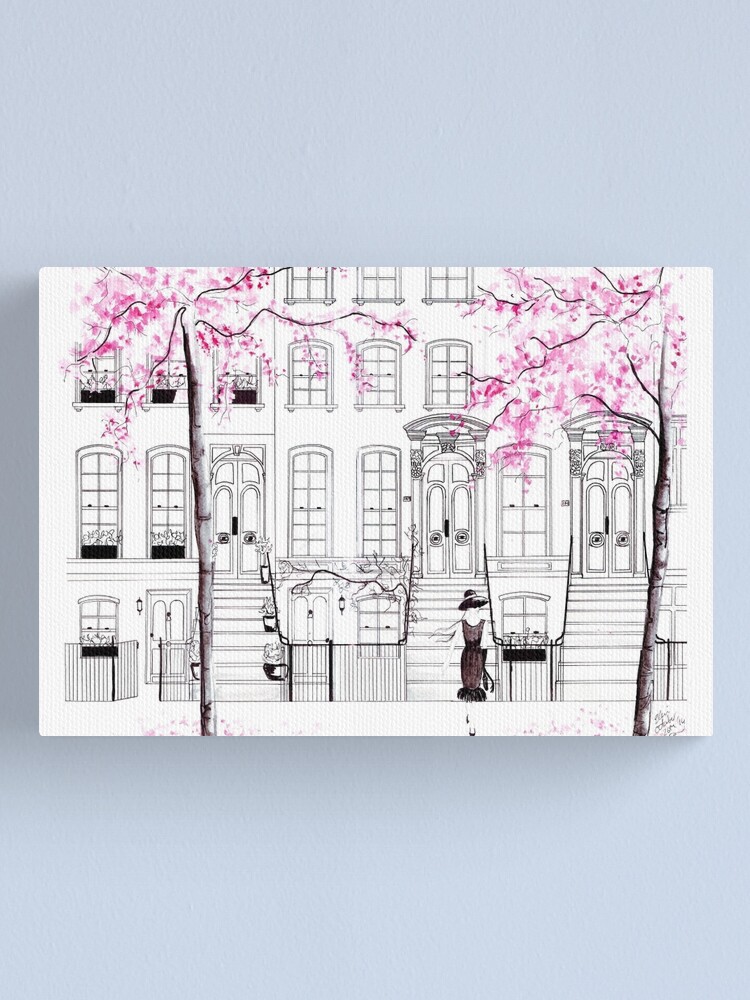 Alternate view of Holly Hailing a Cab Canvas Print
