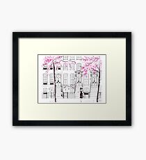 Holly Hailing a Cab Framed Print