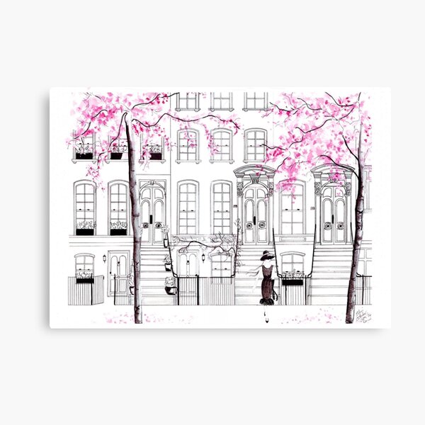 Holly Hailing a Cab Canvas Print