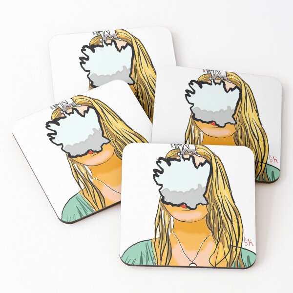 Item preview, Girl smoke cartoon designed and sold by SerenaKemp.