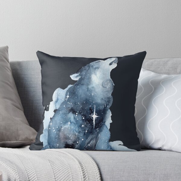 Item preview, Galaxy Howling Wolf designed and sold by Threeleaves.