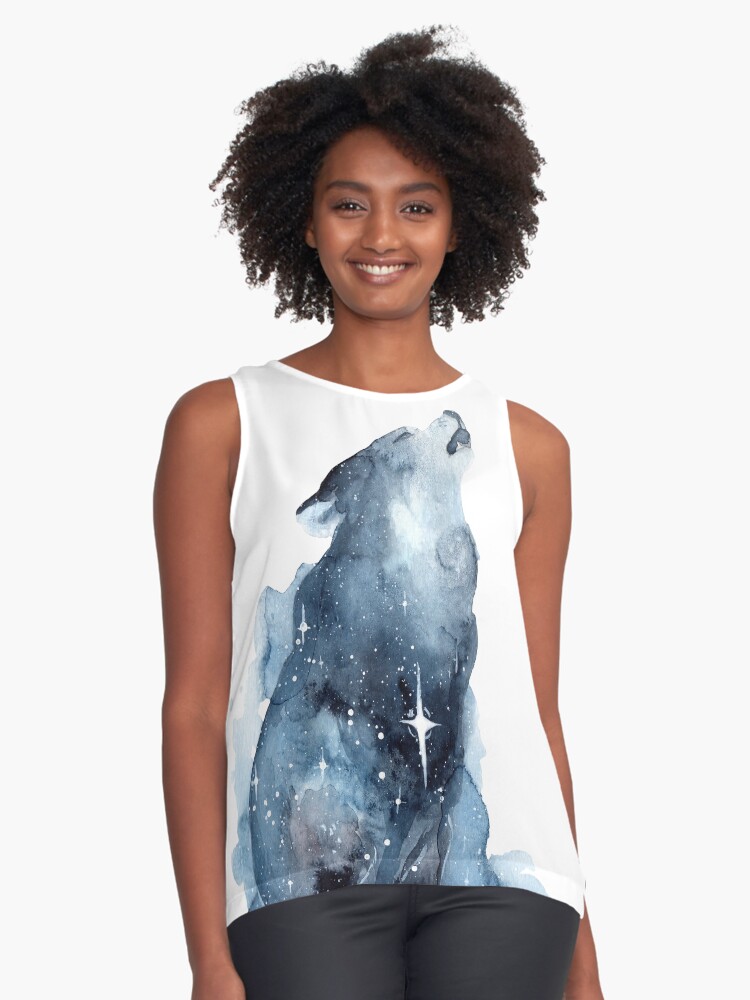 Item preview, Sleeveless Top designed and sold by Threeleaves.