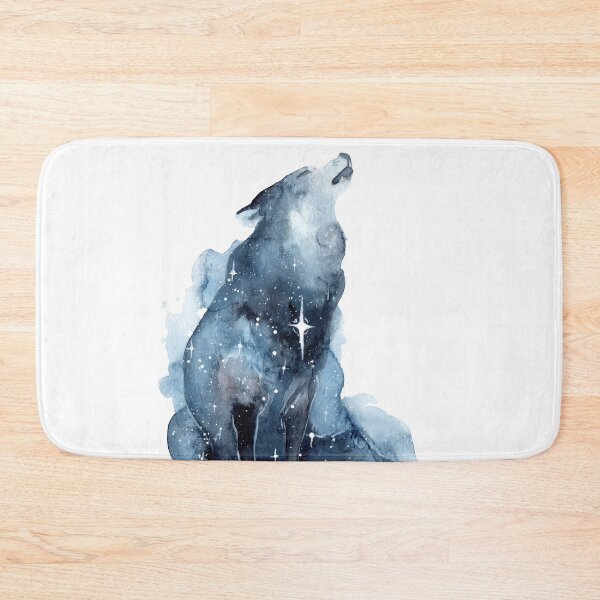 Item preview, Galaxy Howling Wolf designed and sold by Threeleaves.