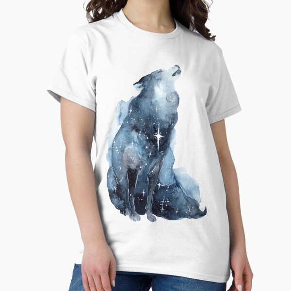 Item preview, Galaxy Howling Wolf designed and sold by Threeleaves.