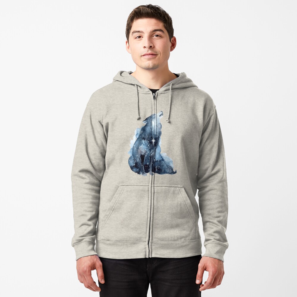 Item preview, Zipped Hoodie designed and sold by Threeleaves.