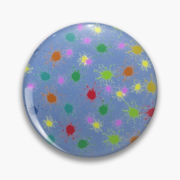 Item preview, Paint Splashes on Blue designed and sold by Betty Mackey.