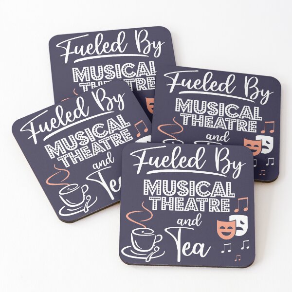 Item preview, Fueled by Musical Theatre and Tea designed and sold by KristyBDesigns.