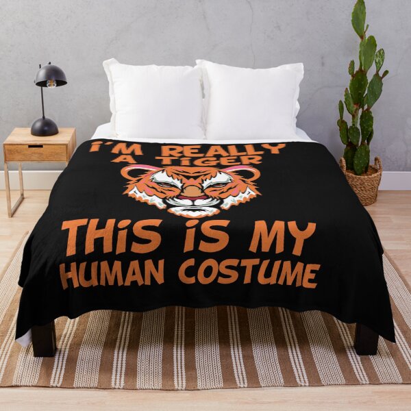 Item preview, i'M really a tiger this is my human costume,funny,tiger designed and sold by buzz1days.